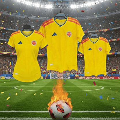 ¡Nueva! Camiseta Mundial COL Versión Fan - Preventa Mundialista