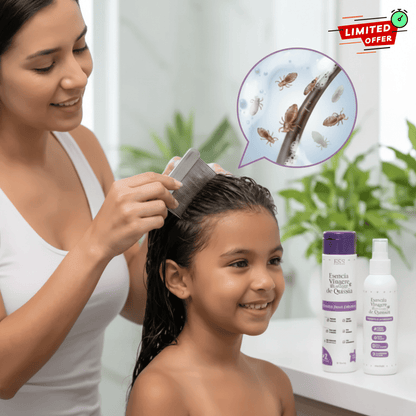 ¡Nuevo! Kit Antipiojos Escudo Protector - Cabello limpio, brillante y libre de piojos, en un solo kit