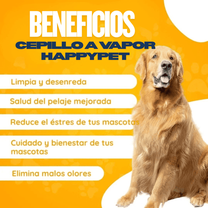 ¡Nuevo! Cepillo a vapor HappyPet - Salud, higiene y protección para tu mascota