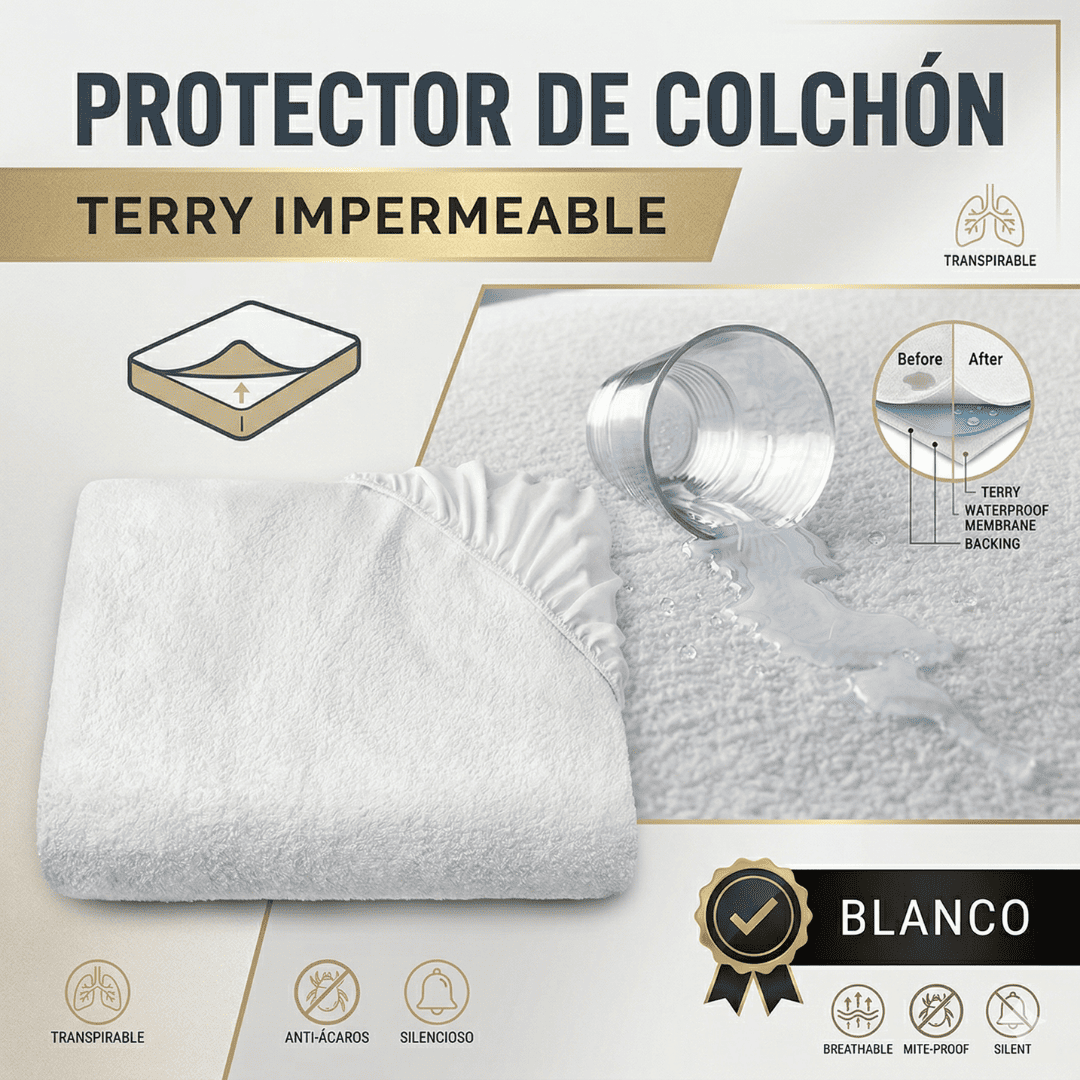 ¡Nuevo! Protector White Protect - 100% impermeable. Tu seguro a tu alcance