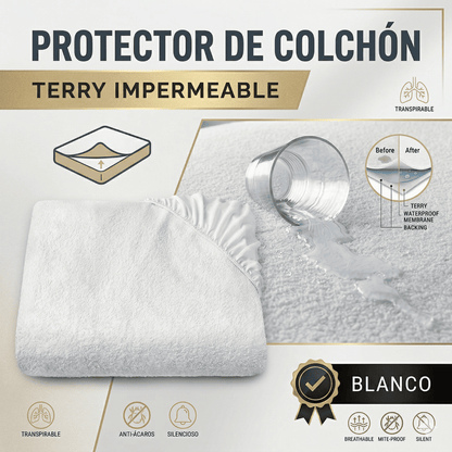 ¡Nuevo! Protector White Protect - 100% impermeable. Tu seguro a tu alcance