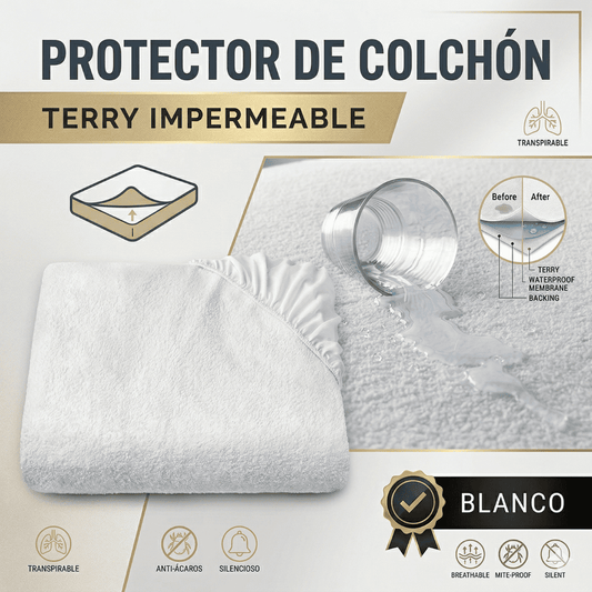 ¡Nuevo! Protector White Protect - 100% impermeable. Tu seguro a tu alcance