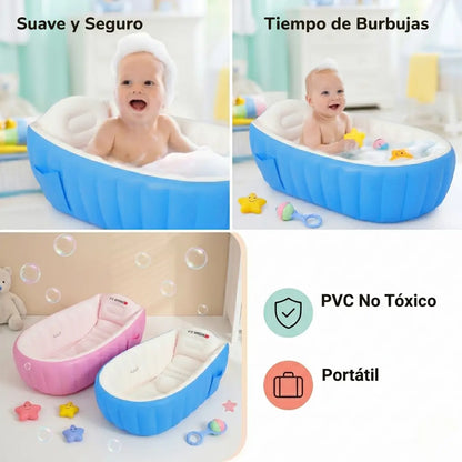 Bañera inflable BabyTub - De la maleta al chapuzón en minutos