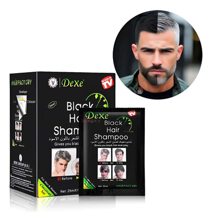 ¡Nuevo! Shampoo CUBRE CANAS X 10 SOBRES - Rejuvenece al instante, desde casa