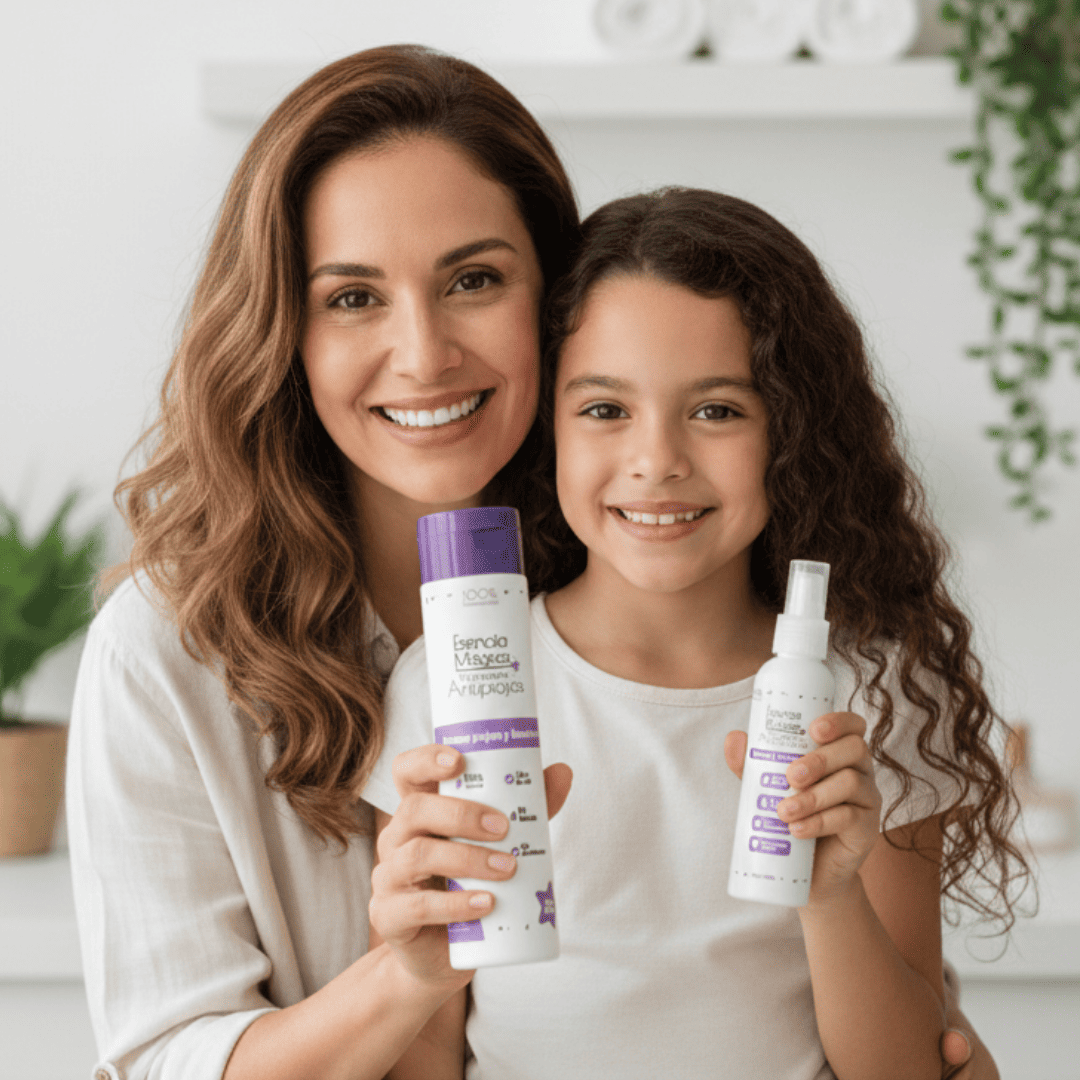 ¡Nuevo! Kit Antipiojos Escudo Protector - Cabello limpio, brillante y libre de piojos, en un solo kit