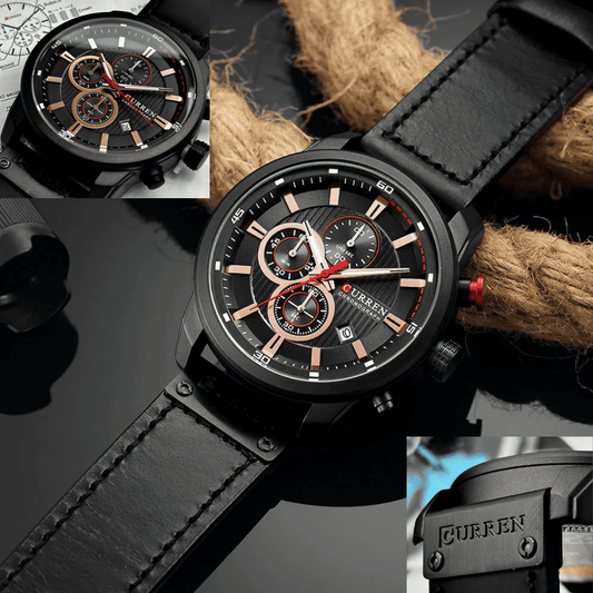 ¡Nuevo! Reloj Curren de Cuero Genuino