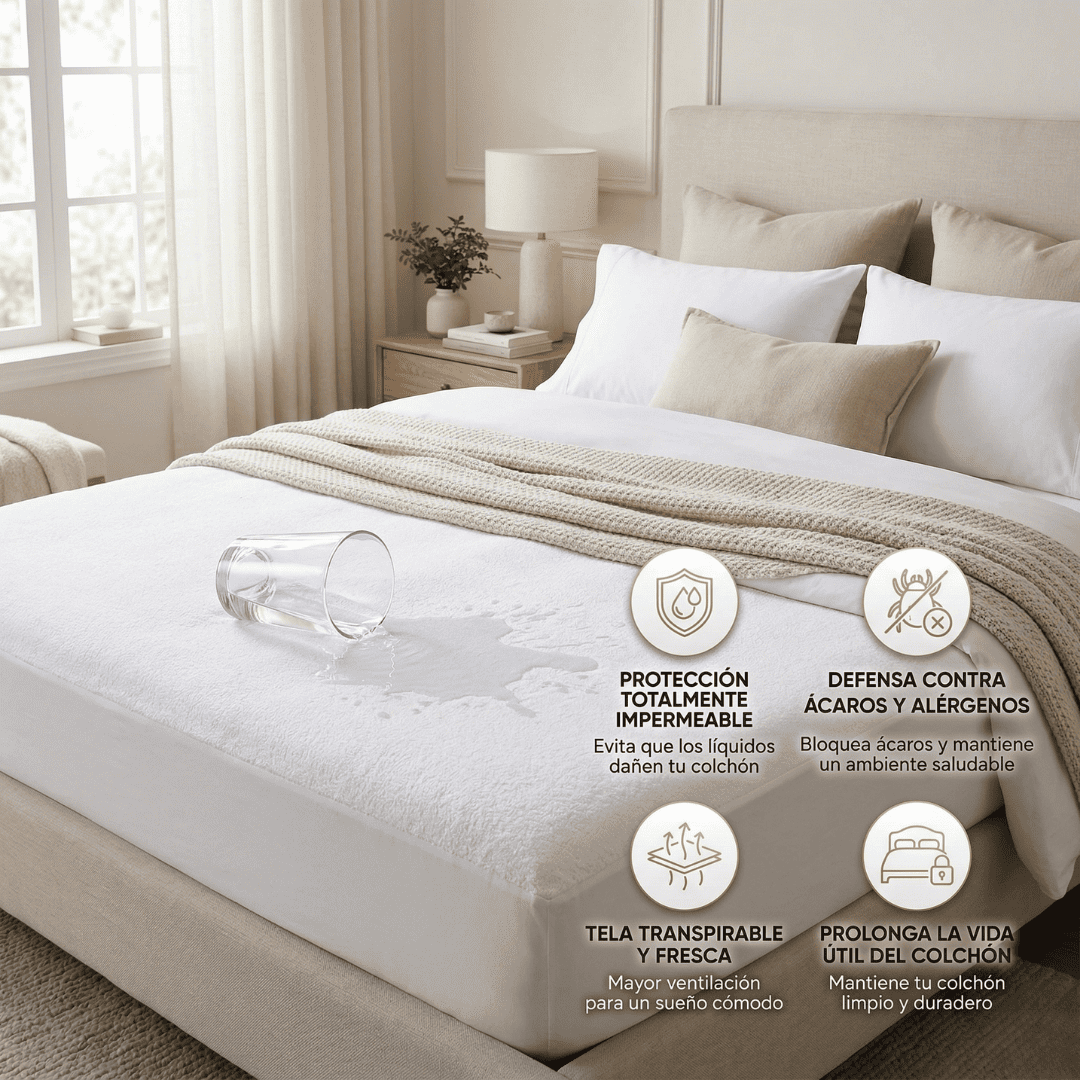 ¡Nuevo! Protector White Protect - 100% impermeable. Tu seguro a tu alcance