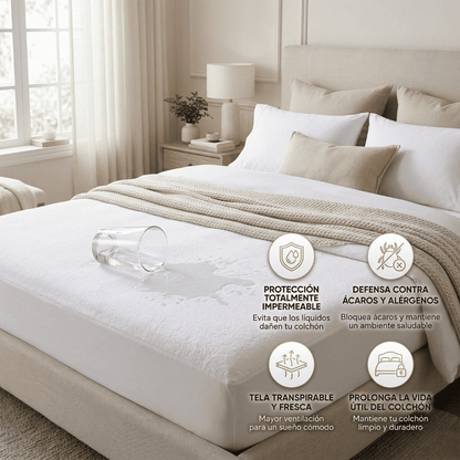 ¡Nuevo! Protector White Protect - 100% impermeable. Tu seguro a tu alcance