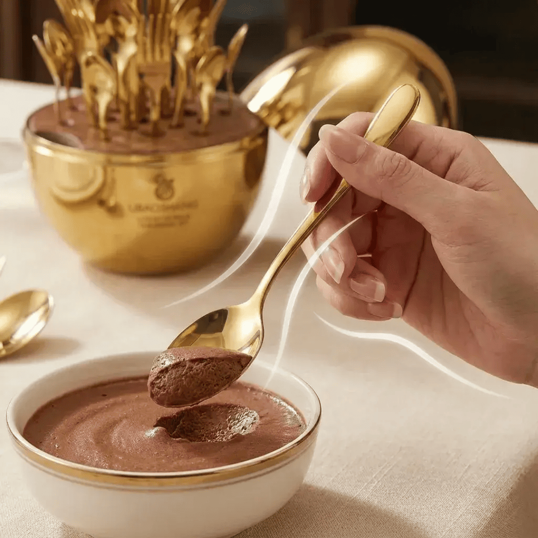 Cubiertos Luxury Egg x 24 piezas