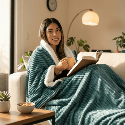 ¡Nueva! Cobija Ovejera Sueño Perfecto - Dos caras, un confort