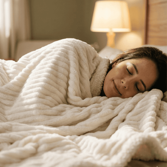 ¡Nueva! Cobija Ovejera Sueño Perfecto - Dos caras, un confort