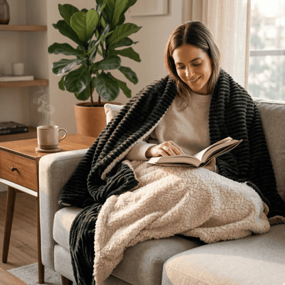 ¡Nueva! Cobija Ovejera Sueño Perfecto - Dos caras, un confort