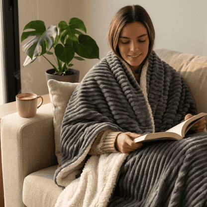 ¡Nueva! Cobija Ovejera Sueño Perfecto - Dos caras, un confort