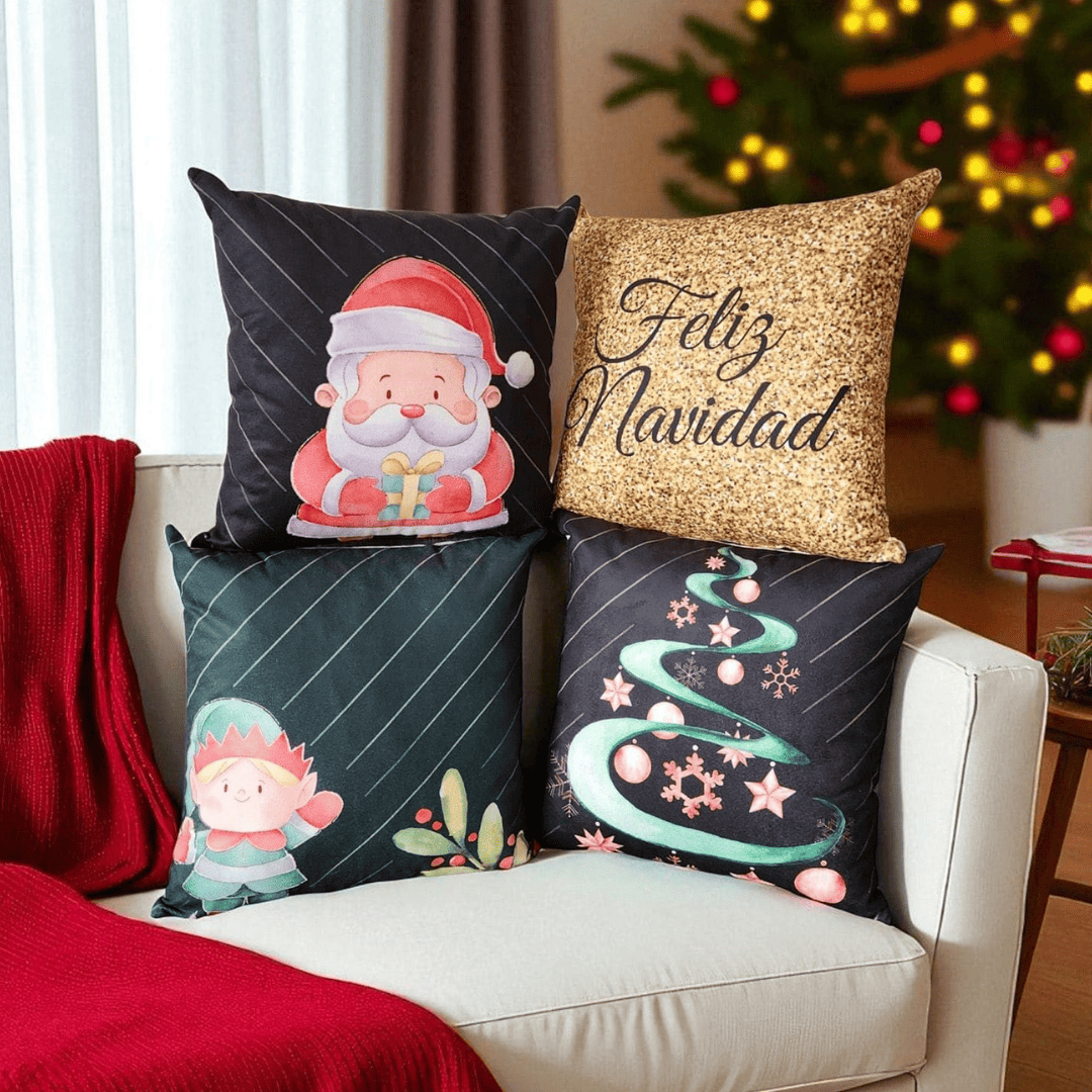 Nuevo Set Holiday Dreams – Cojines x 4 que encienden la Magia