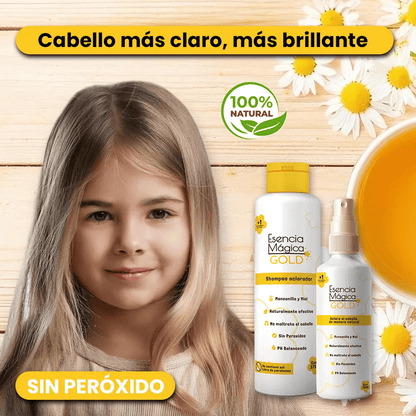 ¡Nuevo! Kit Aclarador BlondCare Kids - Shampoo + 2 Spray