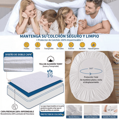 ¡Nuevo! Protector White Protect - 100% impermeable. Tu seguro a tu alcance
