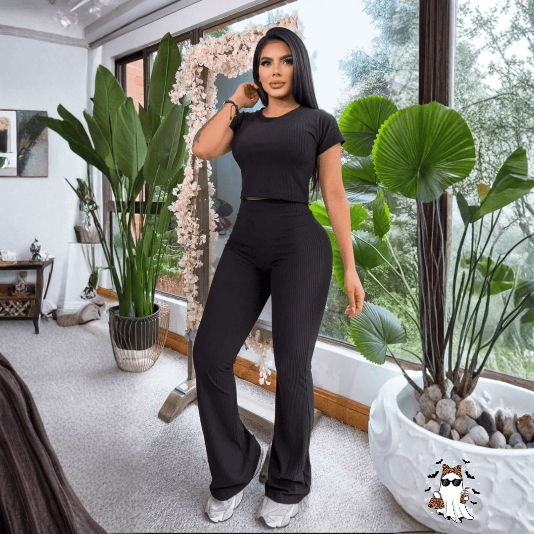 Nuevo Set Canale Premium - Pantalón + crop top