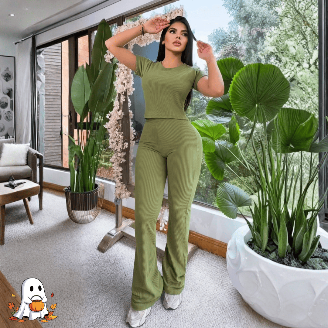 Nuevo Set Canale Premium - Pantalón + crop top